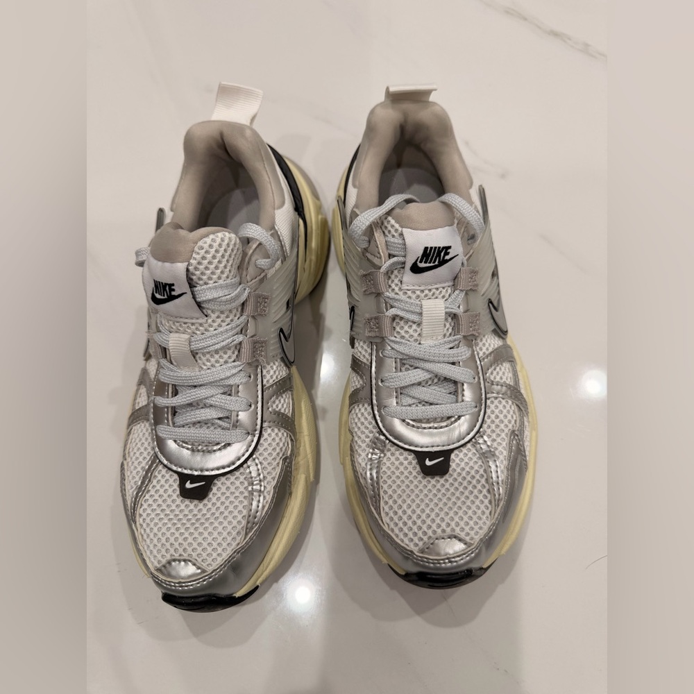 Nike Gray and White Athletic Shoes